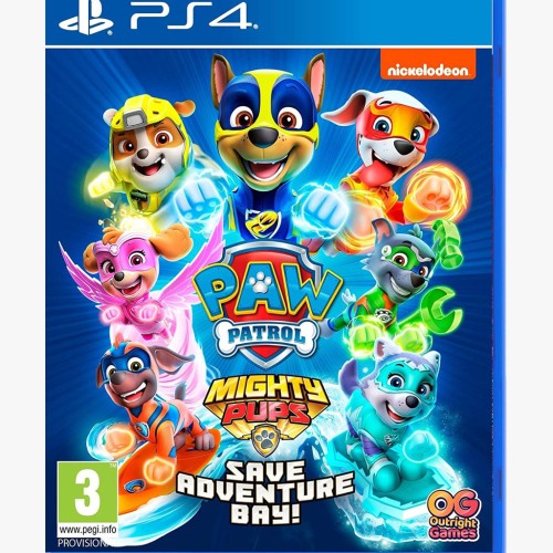 PAW Patrol Mighty Pups Save Adventure Bay! - PS4  (Used)